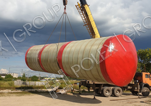 Подземные накопительные емкости из стеклопластика для воды FG