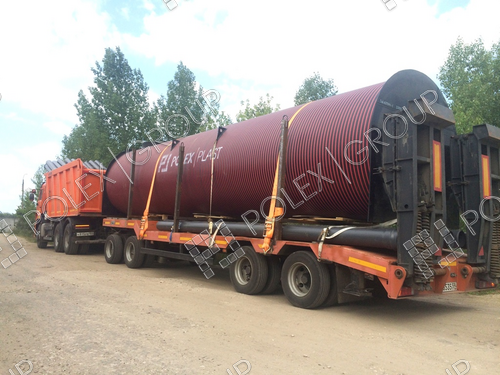 Горизонтальный резервуар выполненный на заказ из полиэтилена подземного типа для воды V 50m3 Горизонтальный резервуар выполненный на заказ из полиэтилена подземного типа для воды V 50m3