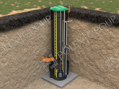 Канализационная насосная станция для перекачивания любой жидкой среды Rodlex Pumps