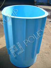 Купель для бани пластиковая ПОЛЕКС овальная