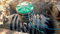 Монтаж септика из пластика в грунт