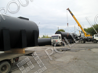 Отгрузка полиэтиленового резервуар
