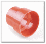 Переход ПВХ на чугунную трубу