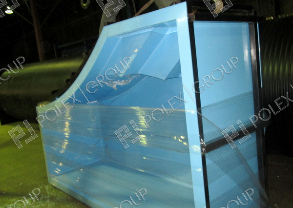 Пластиковый бассейн сложной формы в каркасе POLEX POOLS