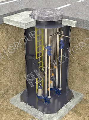 Классическая кнс в грунте с люком