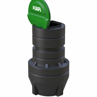 КНС Rodlex Pumps большой производительности. Канализационная насосная станция в бесшовном колодце из полиэтилена RODLEX PUMPS