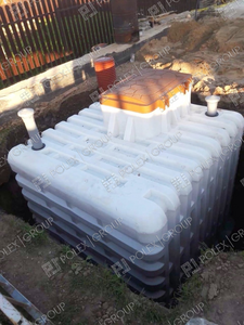 Готовый пластиковый погреб бесшовной конструкции